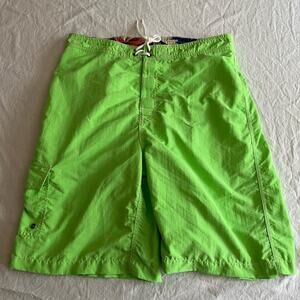 Polo Ralph Lauren Swim Trunks Board Shorts Color Lime Size S